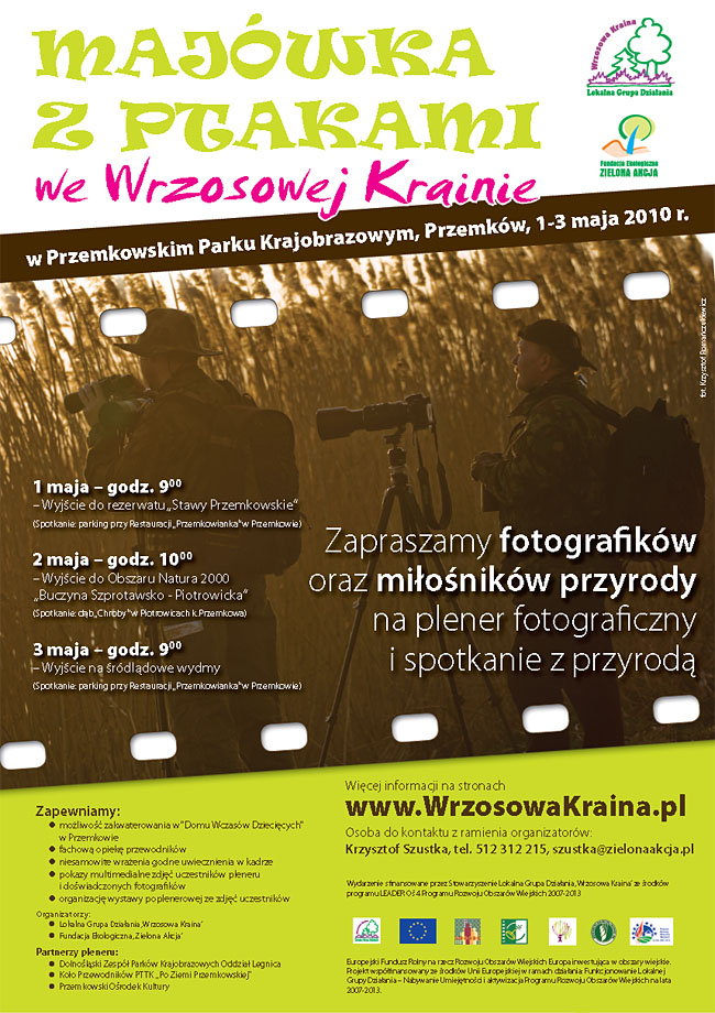 Majówka z ptakami we Wrzosowej Krainie